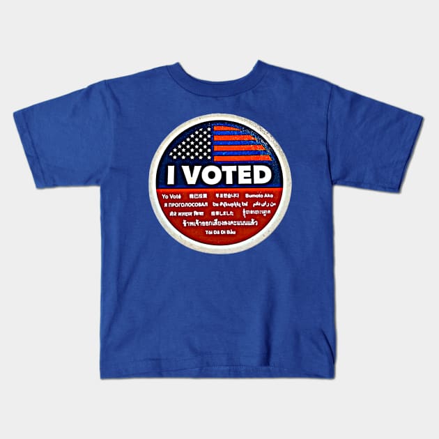 I Voted Kids T-Shirt by DiPEGO NOW ENTERTAiNMENT